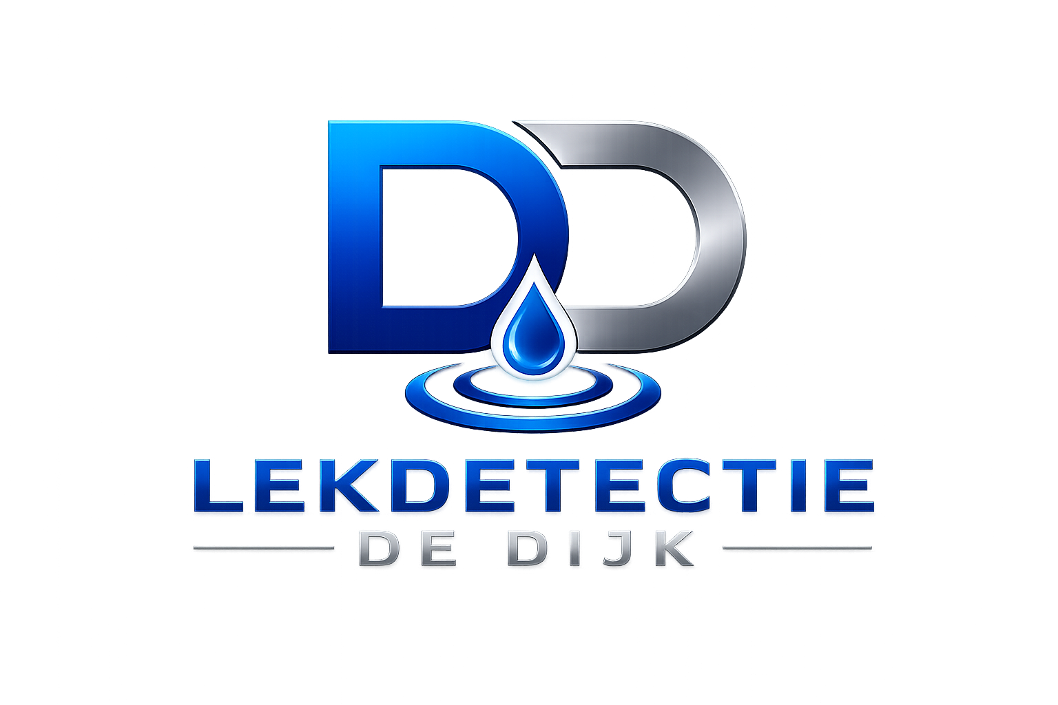 Lekdetectie De Dijk — premium merkelogo